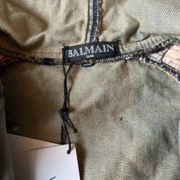 NWT Balmain denim jacket - Picture 4 of 6